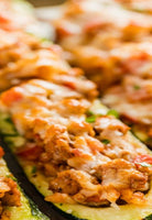 Italian Stuffed Zucchini Boats