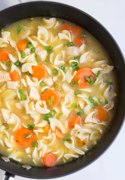 Chicken Noodle Soup (Serves 5 to 6)